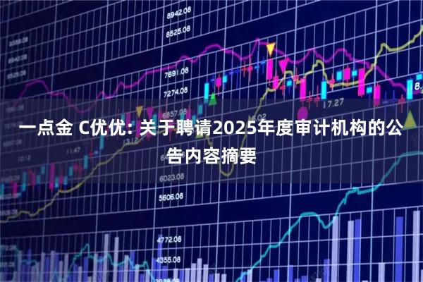 一点金 C优优: 关于聘请2025年度审计机构的公告内容摘要